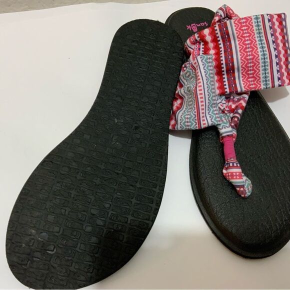 NEW ITALIAN SHOEMAKERS SANDALS  PLATFORM WEDGES SIZE 6.5 WHITE  BROWN - Picture 6 of 6